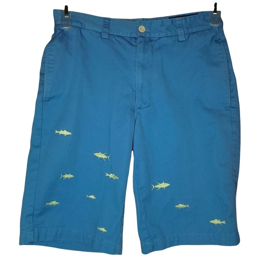 Vineyard Vines Men's Classic Fit Grand Slam Embroidered Fish Club Shorts 28